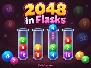 Play 2048 in Flasks